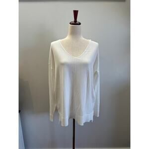 NWT White Long Sleeve Sweater Blouse‎ Size XL
